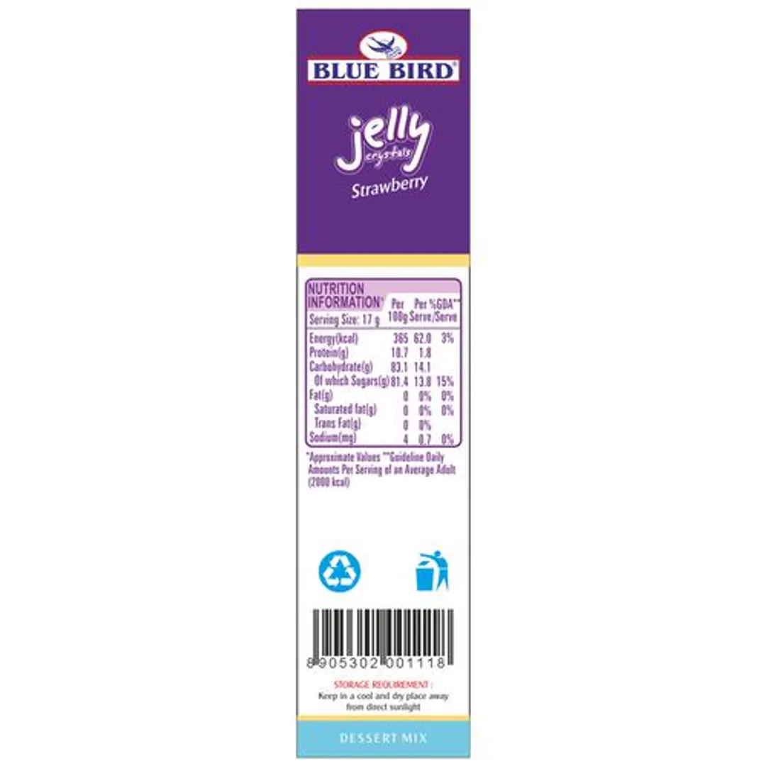 Blue Bird Jelly Crystals - Strawberry, 85 g Carton-6.webp